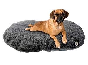 Oval Cushions For Baskets Dawn & Grey Fleece - Various Sizes